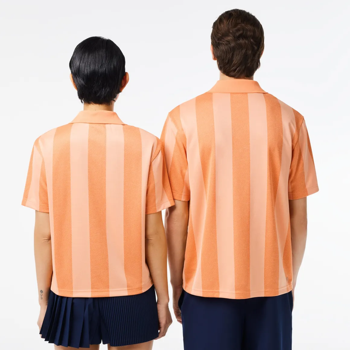 polo_ramasseur_unisexe_lacoste_x_rolandgarros__orange_3.webp Roland-Garros Tenues De Ramasseurs De Balles | Polos & Chemises-Polo Ramasseur unisexe Lacoste x - Orange