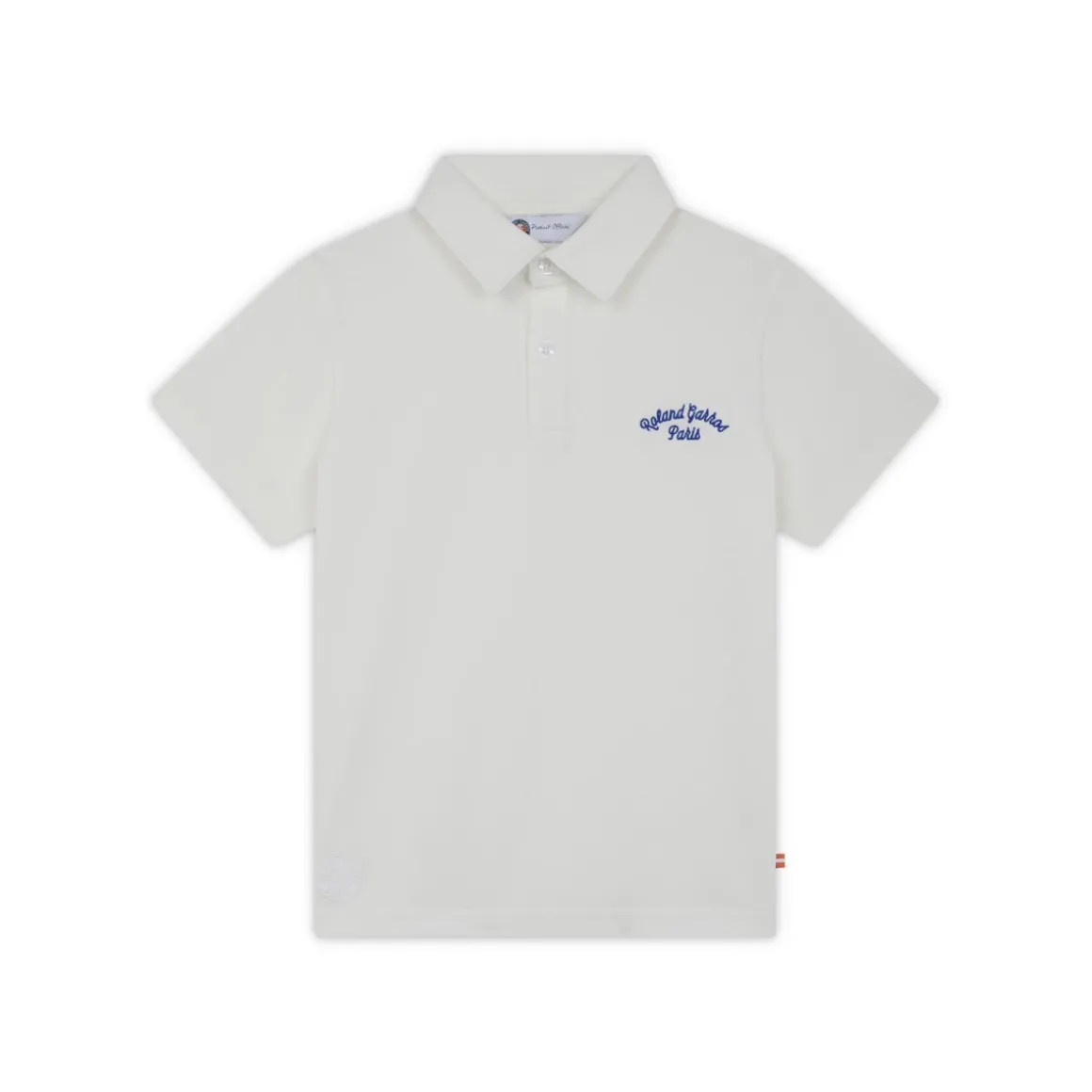 Roland-Garros Hauts-Polo Stripes Garçon - Ecru