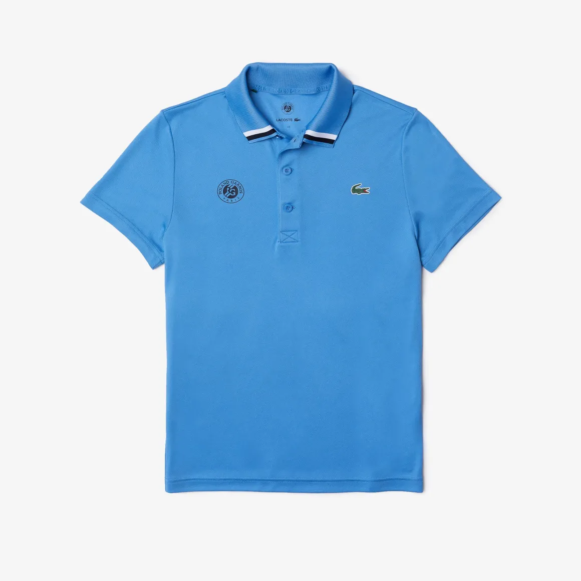 Roland-Garros Tenues De Ramasseurs De Balles | Tenue De Tennis Femmes-Polo unisexe ramasseur de balles Lacoste pour - Bleu