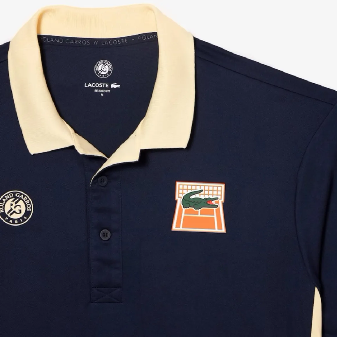 polo_unisexe_ramasseur_de_balles_lacoste_sport_pour_roland_garros__marine_2.webp Roland-Garros Tenues De Ramasseurs De Balles | Polos & Chemises-Polo unisexe Ramasseur de balles Lacoste Sport pour Roland Garros - Marine