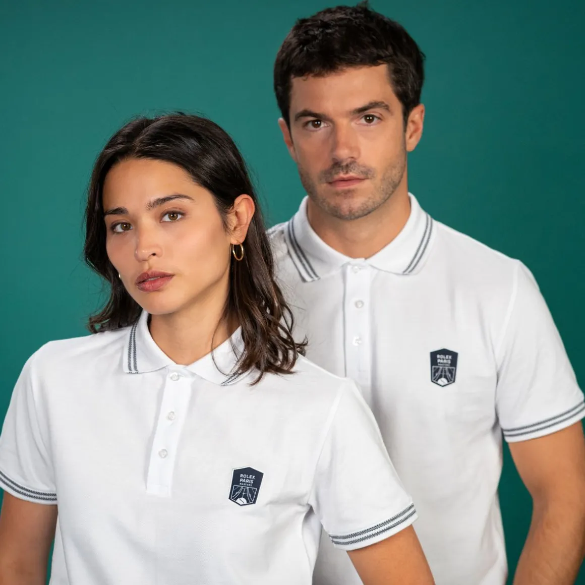 Roland-Garros Polos & Chemises | Polos-Polo unisexe Rolex Paris Masters - White