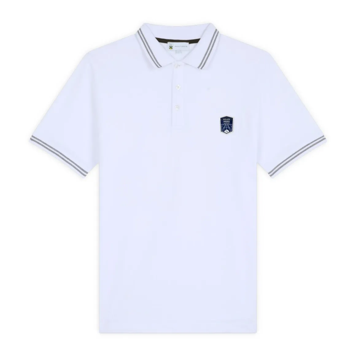 Roland-Garros Polos & Chemises | Polos-Polo unisexe Rolex Paris Masters - White