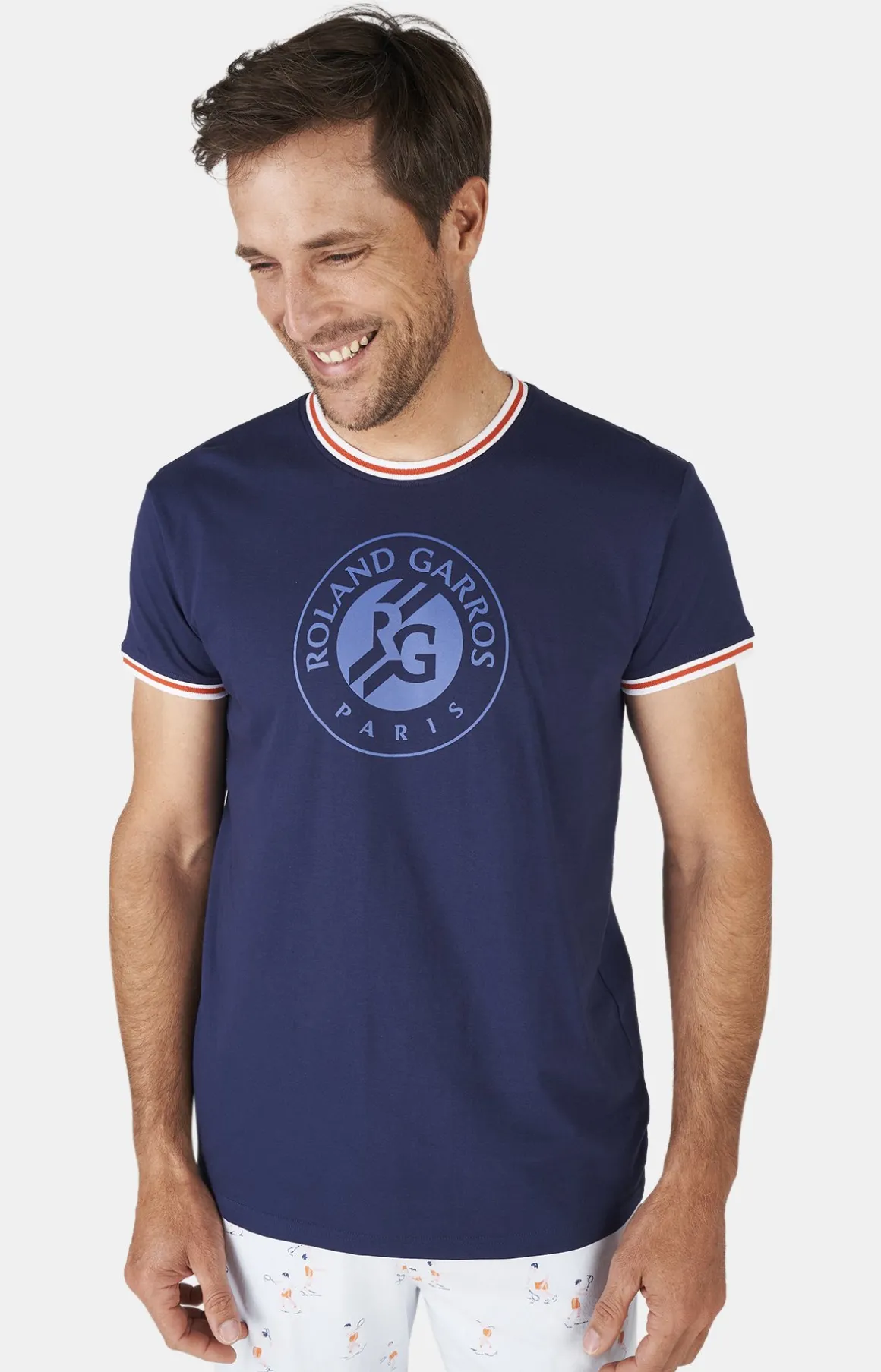 Roland-Garros Pantalons & Shorts | T-shirts-Pyjama court homme Arthur x - Marine