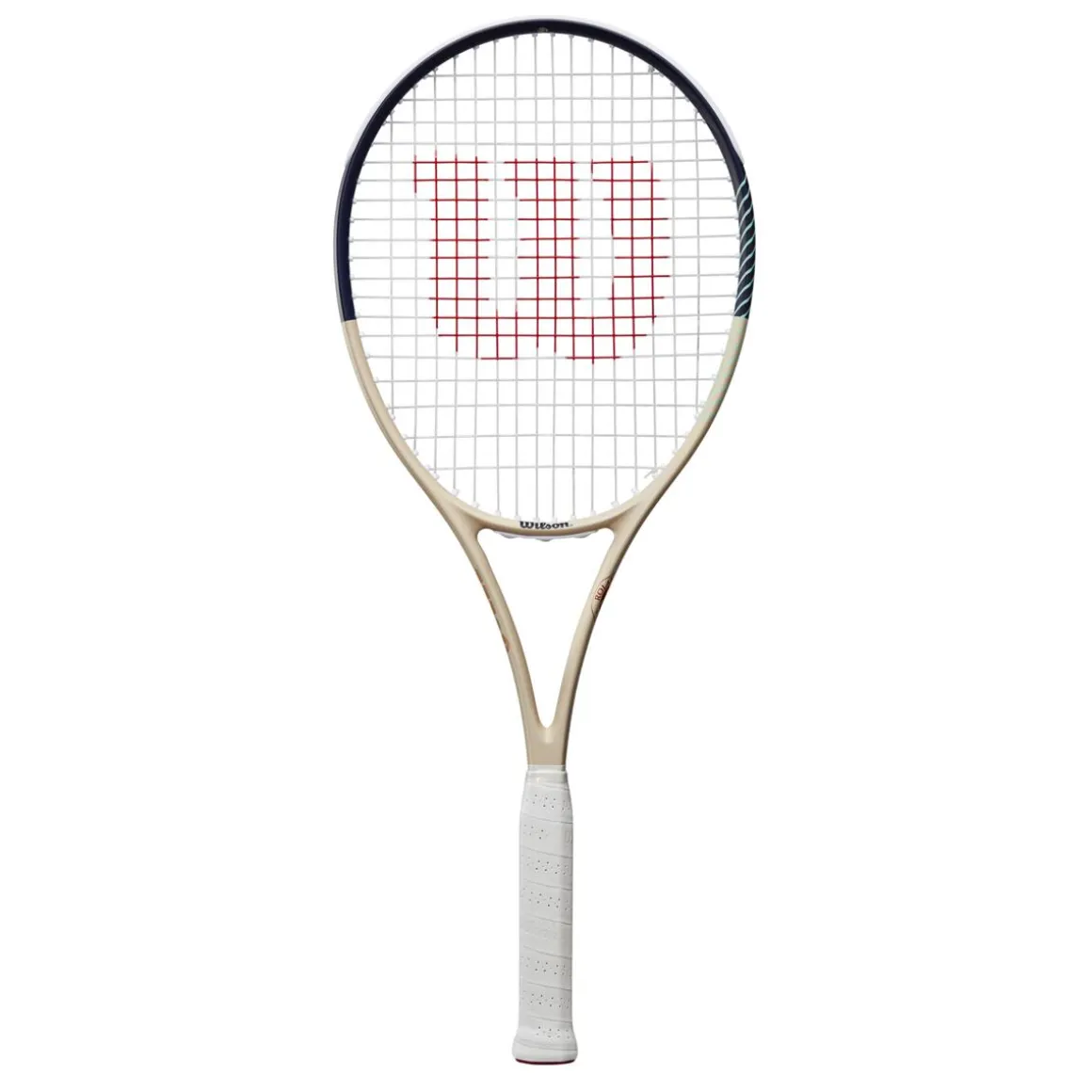 Roland-Garros Raquettes | Raquettes-Raquette Triumph Wilson x - Ecru et Marine