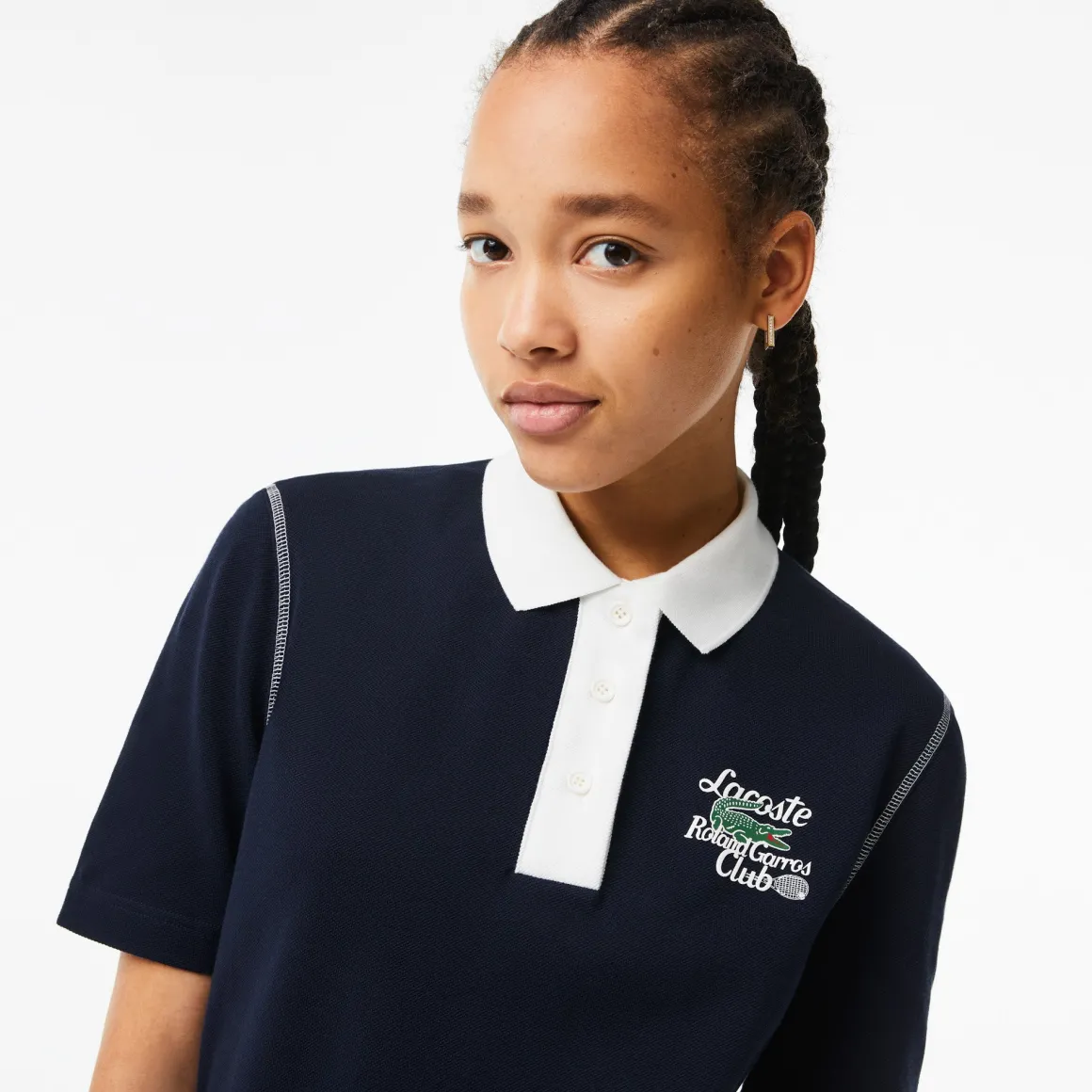 Roland-Garros Jupes, Robes & Pantalons-Robe femme club Lacoste x - Marine