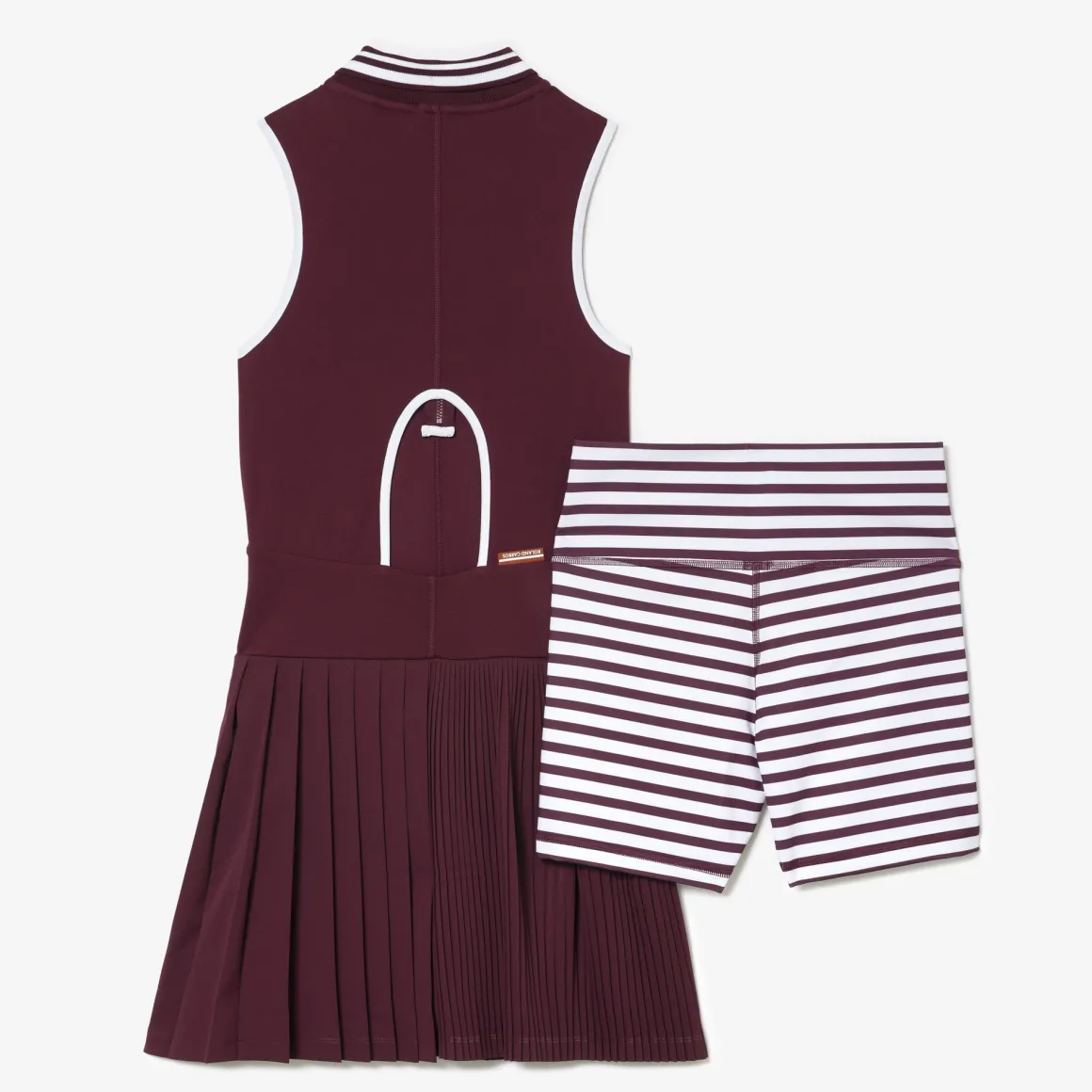 robe_performance_femme_lacoste_x_rolandgarros__bordeaux_et_blanc_8.webp Roland-Garros Tenue De Tennis Femmes | Tenues De Tennis Femmes-Robe Performance femme Lacoste x - Bordeaux et Blanc