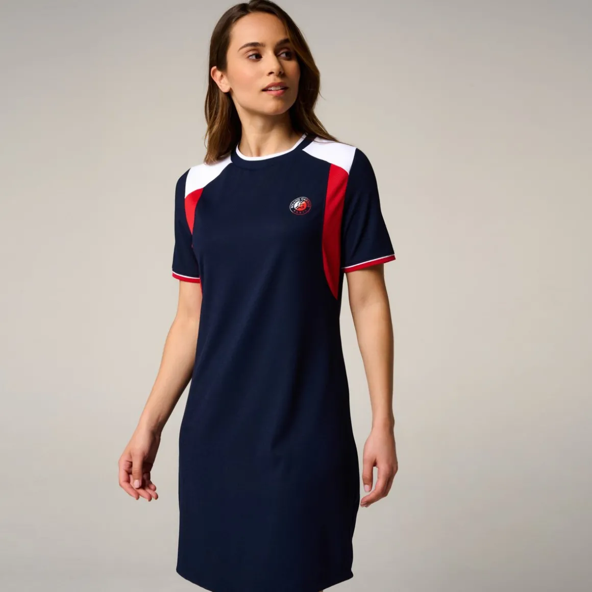 Roland-Garros Jupes, Robes & Pantalons-Robe Tricolore femme - Marine