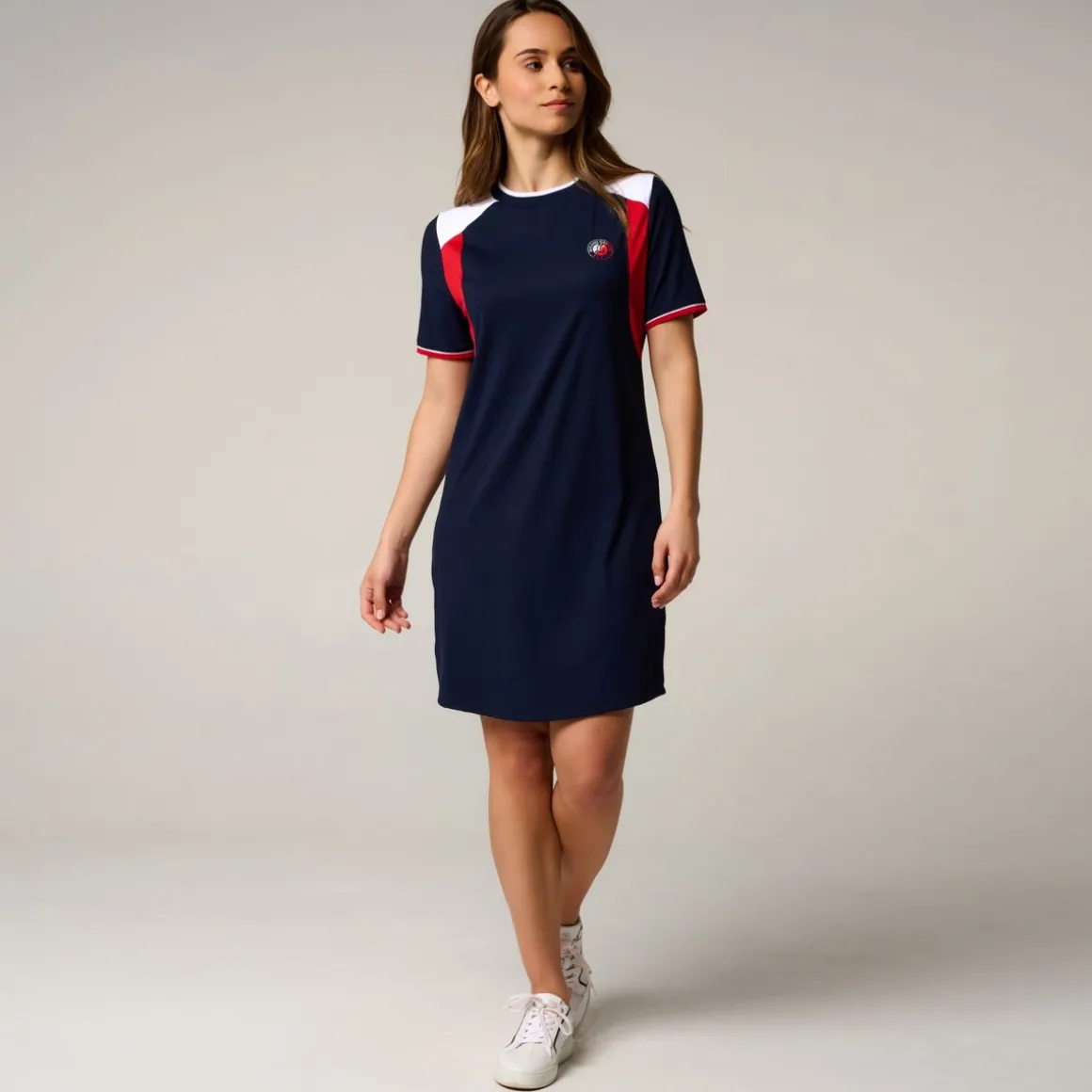 Roland-Garros Jupes, Robes & Pantalons-Robe Tricolore femme - Marine
