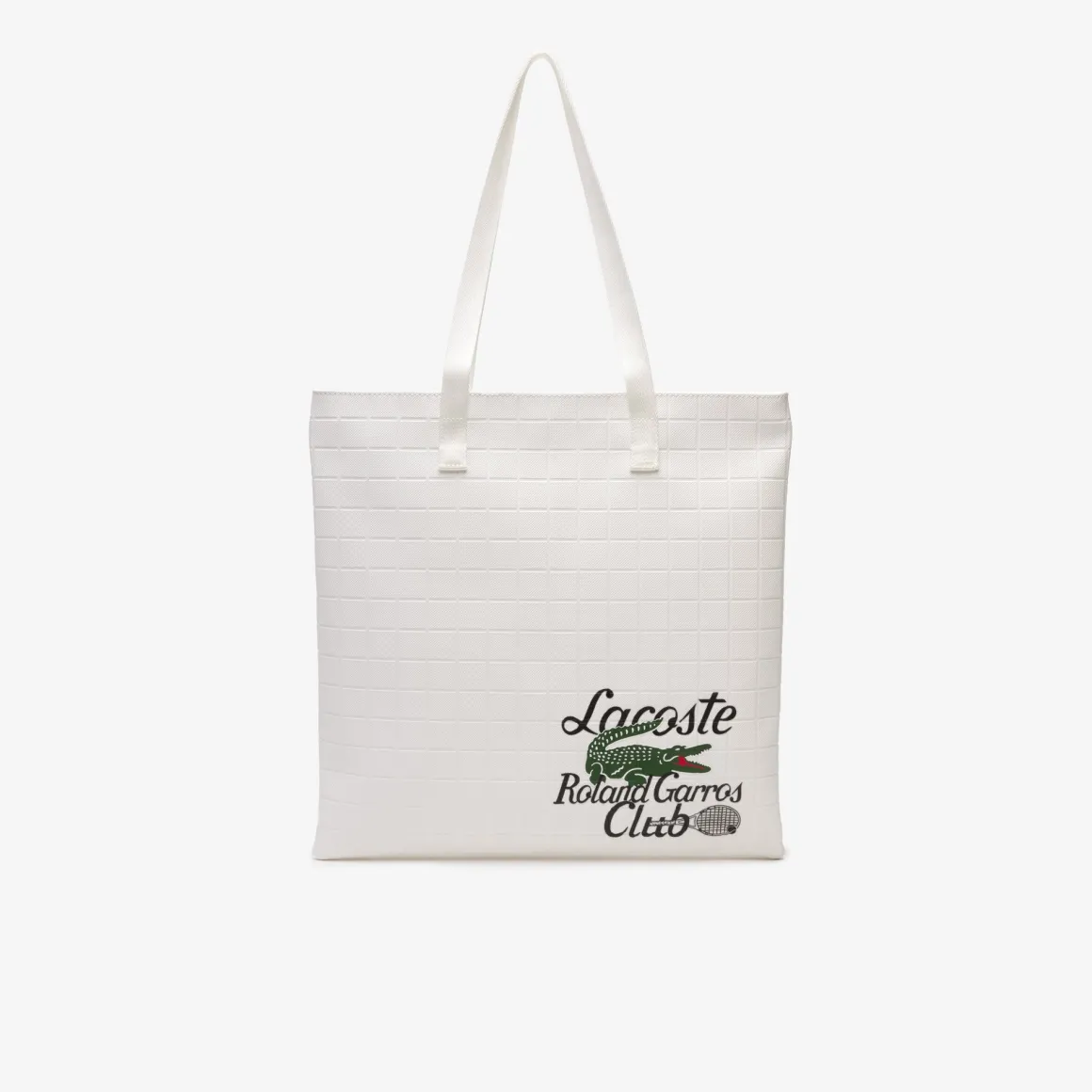 Roland-Garros Totebags & Sacs À Main | Sacs-Sac cabas femme Lacoste pour Roland Garros - Blanc