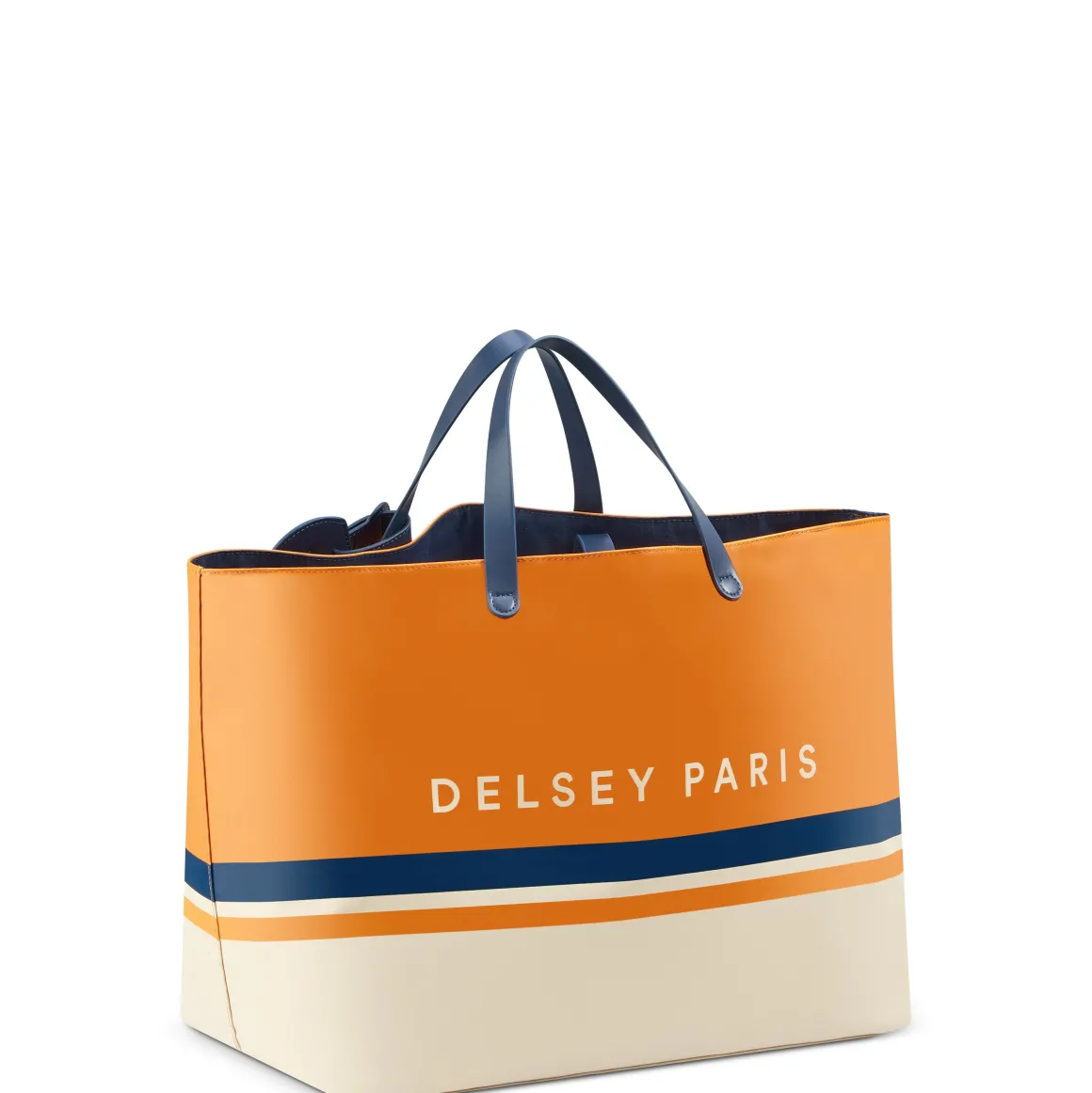 sac_cabas_reporter_delsey_x_rolandgarros__orange_6.webp Roland-Garros Bagageries | Totebags & Sacs À Main-Sac Cabas Reporter Delsey x - Orange