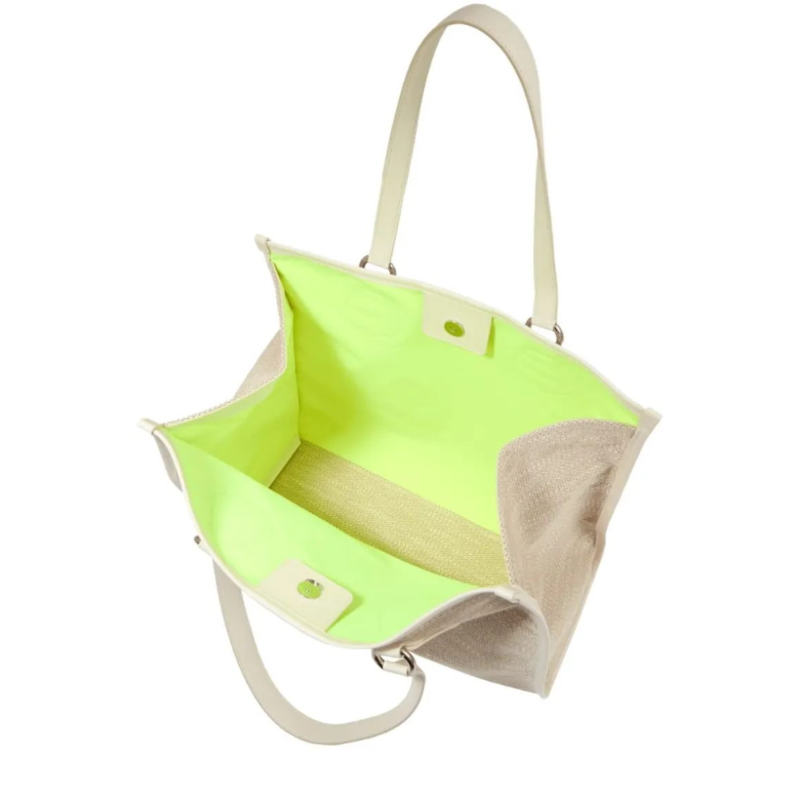 sac_cabas_toile_lancel_paris_x_rolandgarros__blanc_3-1.webp Roland-Garros Totebags & Sacs À Main | Sacs-Sac Cabas Toile Lancel Paris x - Blanc