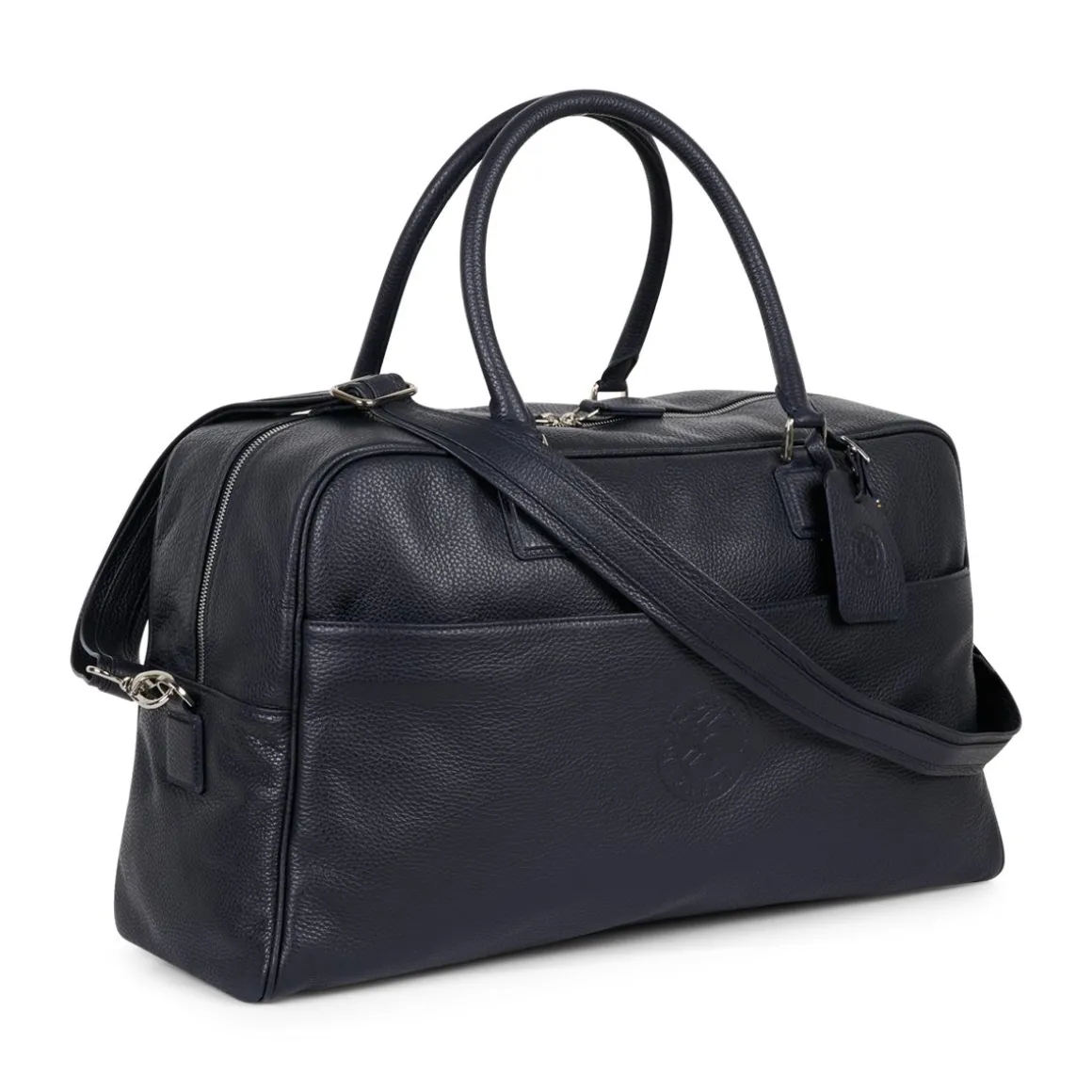 Roland-Garros Bagageries | Sacs-Sac de voyage cuir - Marine