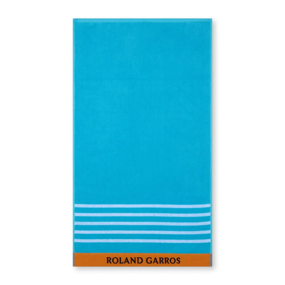 Roland-Garros Linge De Bain | Serviettes Joueurs / Joueuses-Serviette en trousse Carré Blanc - Bleu clair