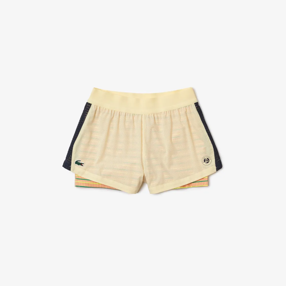 short_femme_performance_lacoste_x_rolandgarros__jaune_4.webp Roland-Garros Tenue De Tennis Femmes | Tenues De Tennis Femmes-Short femme performance Lacoste x - Jaune