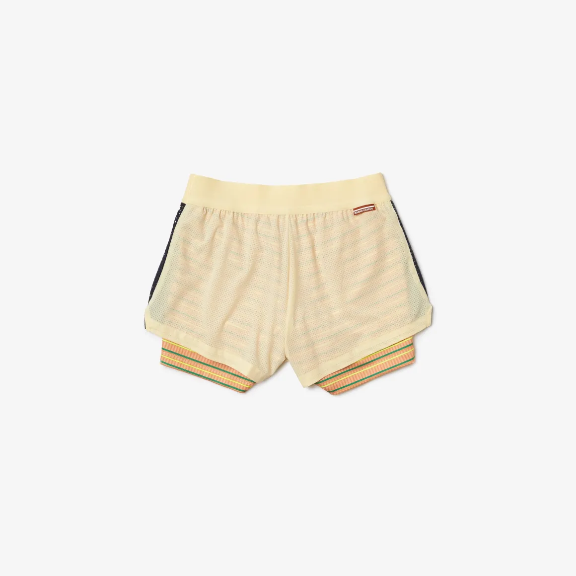 short_femme_performance_lacoste_x_rolandgarros__jaune_6.webp Roland-Garros Tenue De Tennis Femmes | Tenues De Tennis Femmes-Short femme performance Lacoste x - Jaune