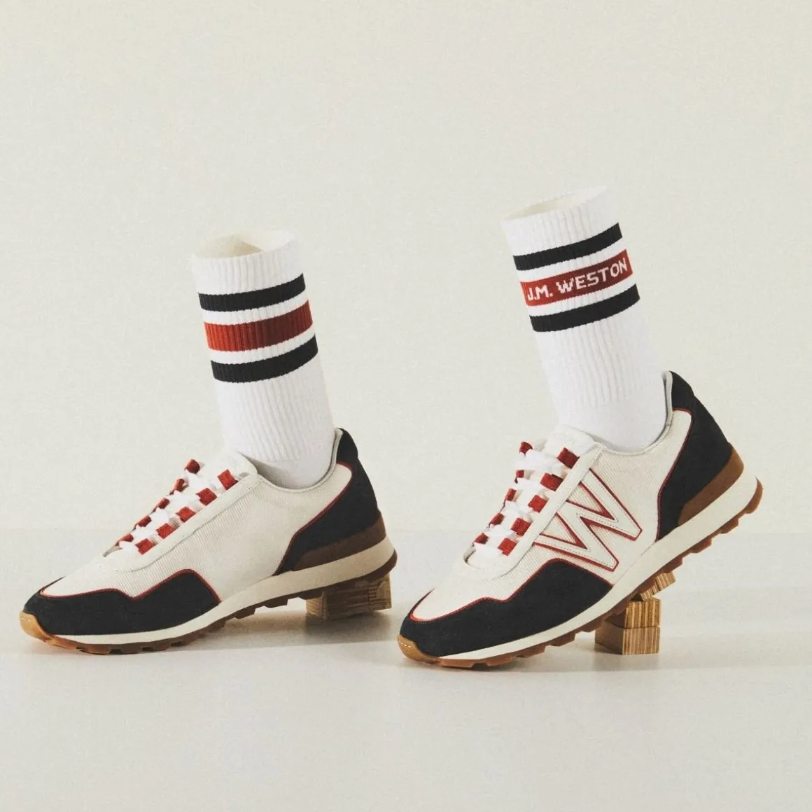 Roland-Garros Chaussures & Chaussettes | Chaussures & Chaussettes-Sneaker OMW Unisexe J.M Weston x - Marine