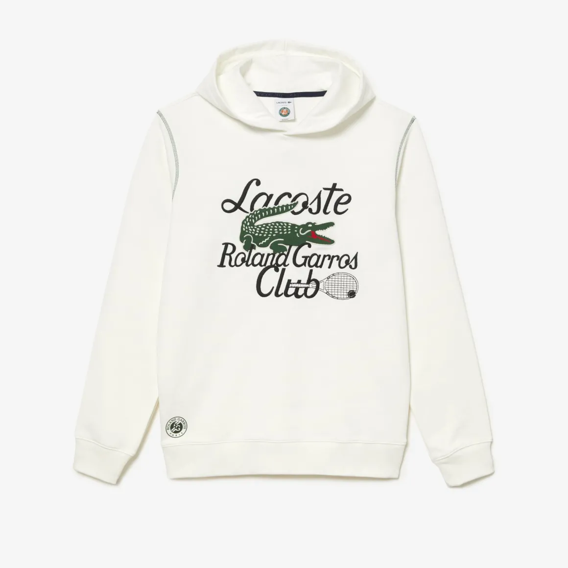 Roland-Garros Pulls & Sweats | Pulls & Sweats-Sweat à capuche unisexe club Lacoste x - Beige