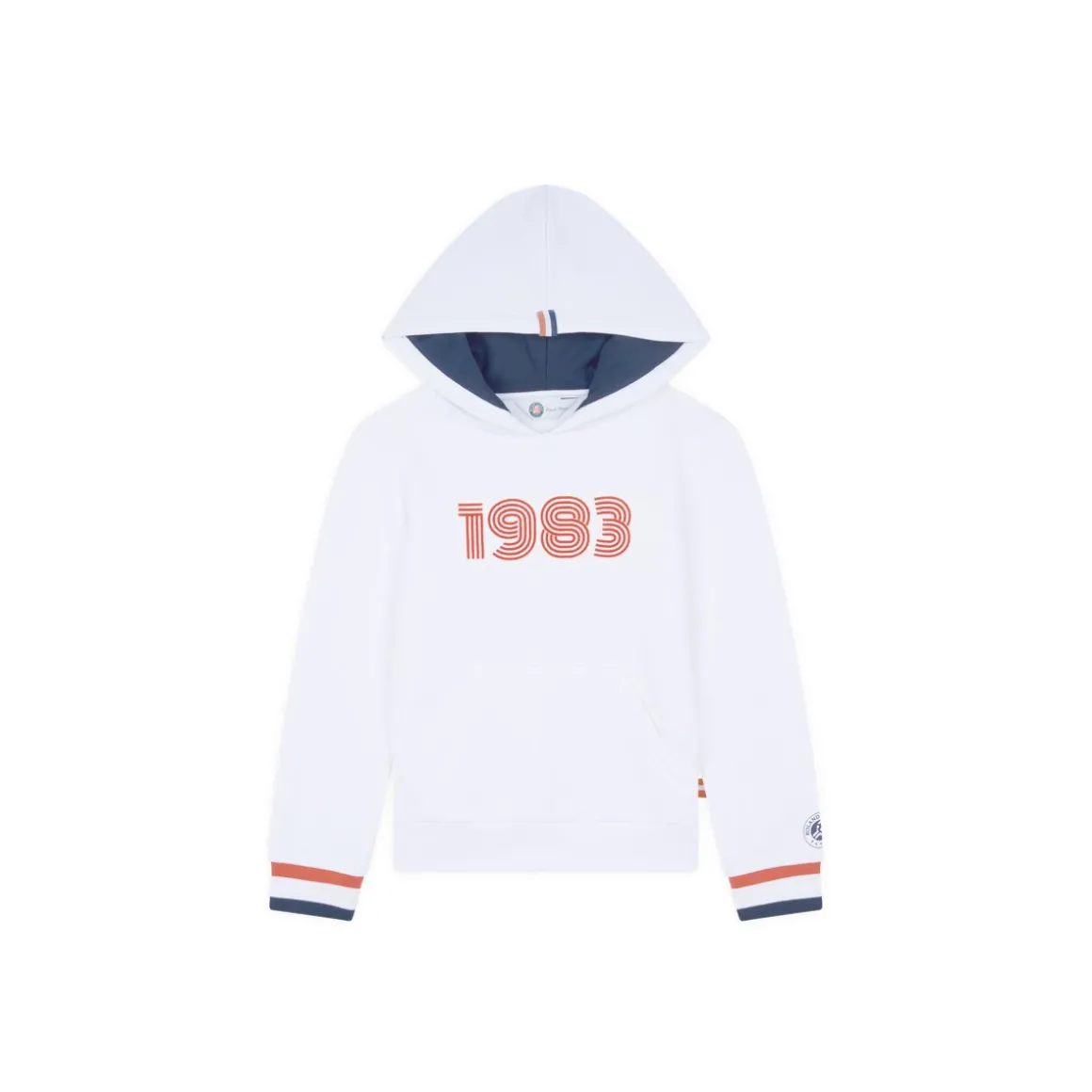 Roland-Garros Hauts-Sweat 1983 garçon - Blanc
