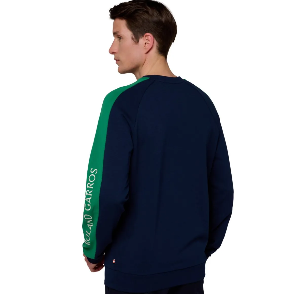 sweat_heritage_rolandgarros_homme__marine_2.webp Roland-Garros Pulls & Sweats-Sweat Heritage Homme - Marine