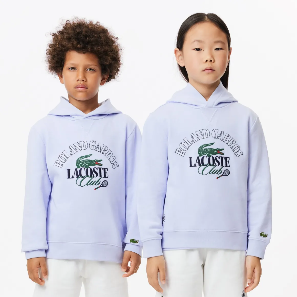 Roland-Garros Hauts | Hauts-Sweatshirt enfant en piqué brodé Édition Roland Garros