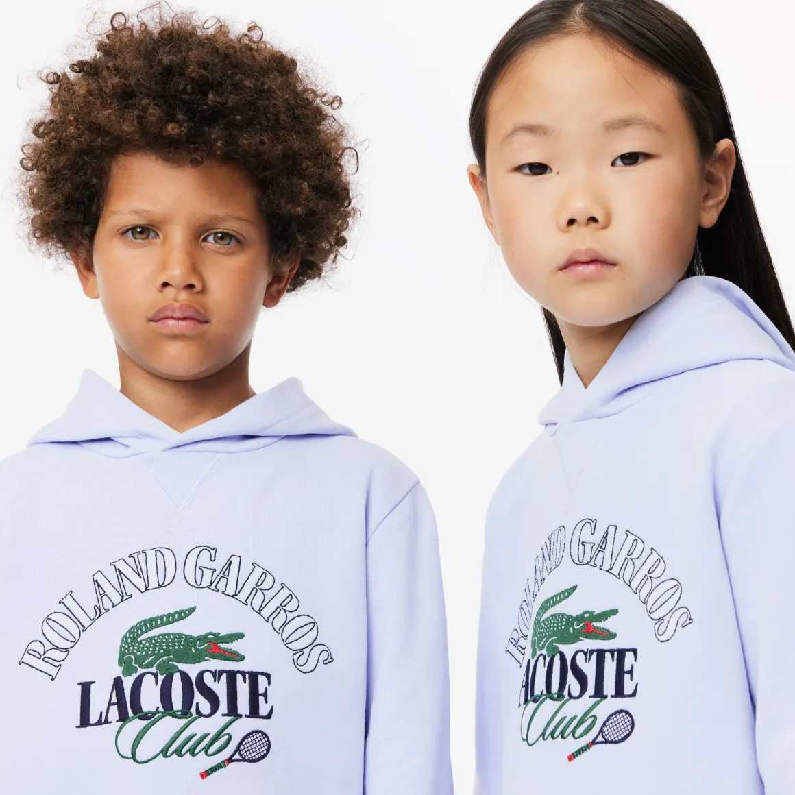 Roland-Garros Hauts | Hauts-Sweatshirt enfant en piqué brodé Édition Roland Garros
