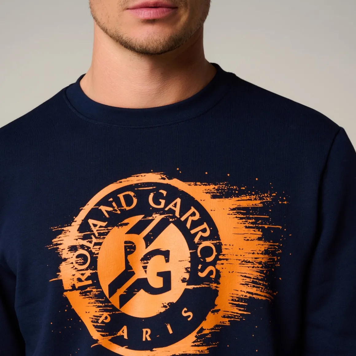 Roland-Garros Pulls & Sweats-Sweatshirt Logo homme - Marine