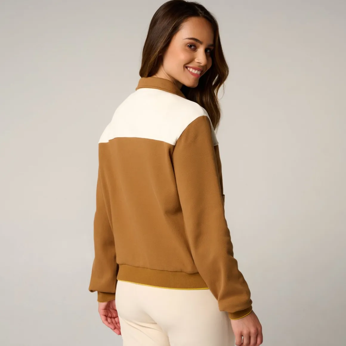 Roland-Garros Vestes-Teddy Heritage femme - Mastic