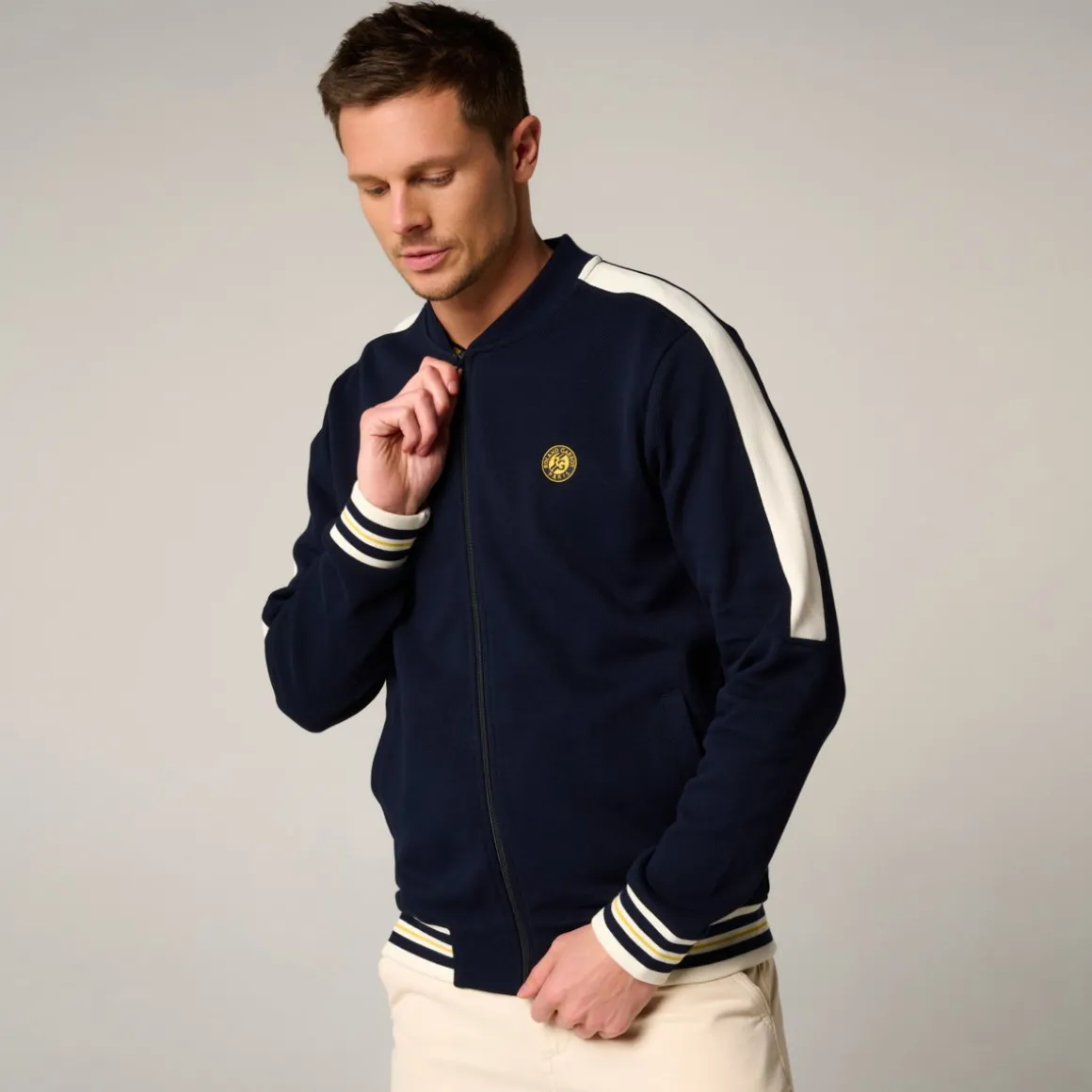 teddy_heritage_homme_rolandgarros__marine_5.webp Roland-Garros Vestes-Teddy Heritage homme - Marine