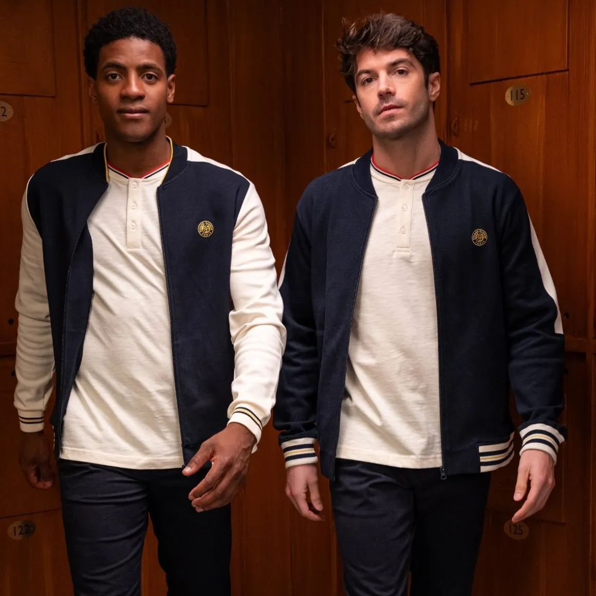 teddy_heritage_homme_rolandgarros__marine_et_ecru_2.webp Roland-Garros Vestes-Teddy Heritage homme - Marine et ecru