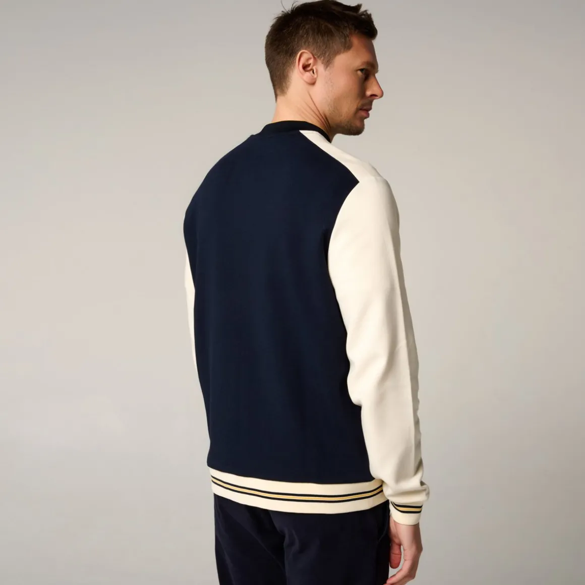 teddy_heritage_homme_rolandgarros__marine_et_ecru_4.webp Roland-Garros Vestes-Teddy Heritage homme - Marine et ecru