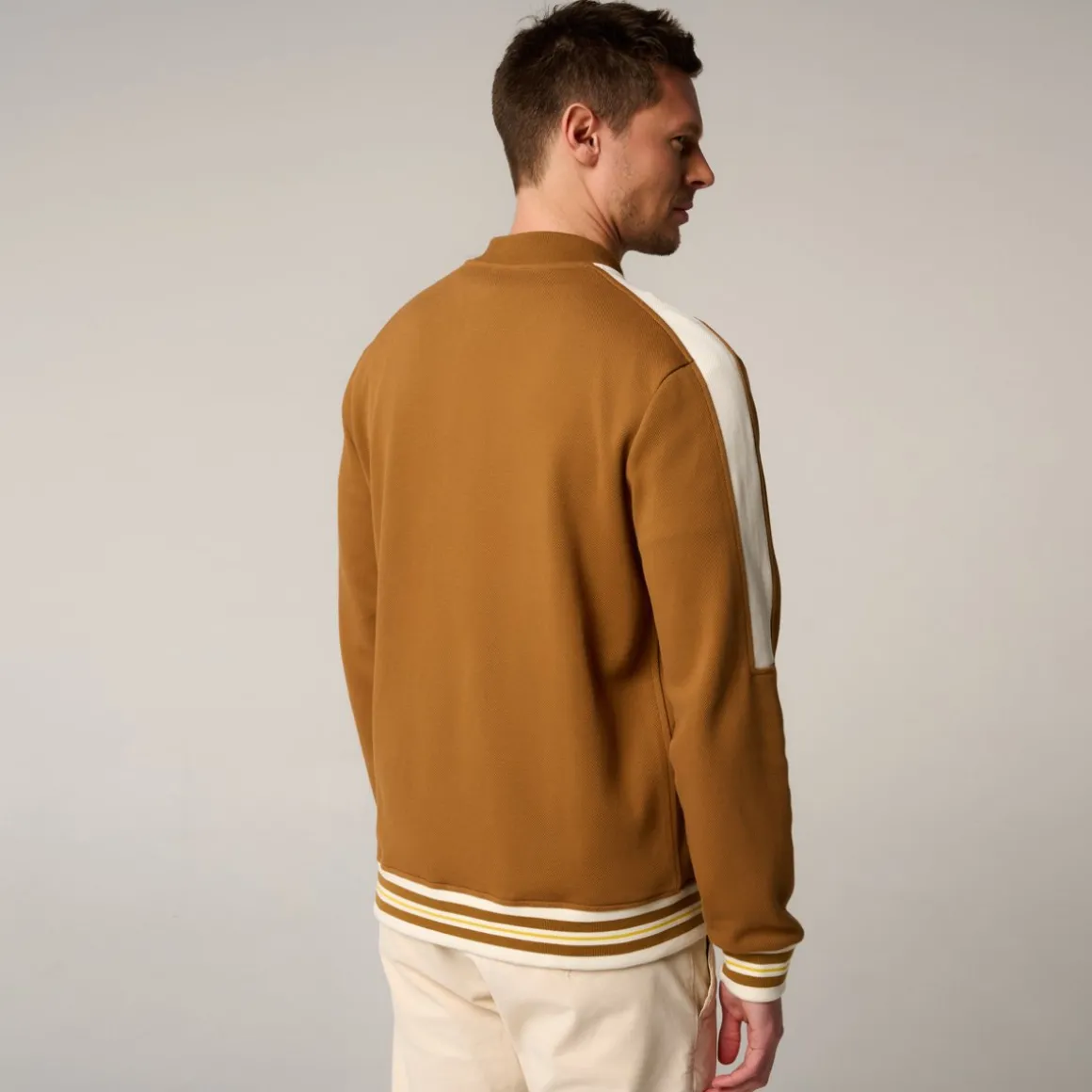 Roland-Garros Vestes-Teddy Heritage homme - Mastic