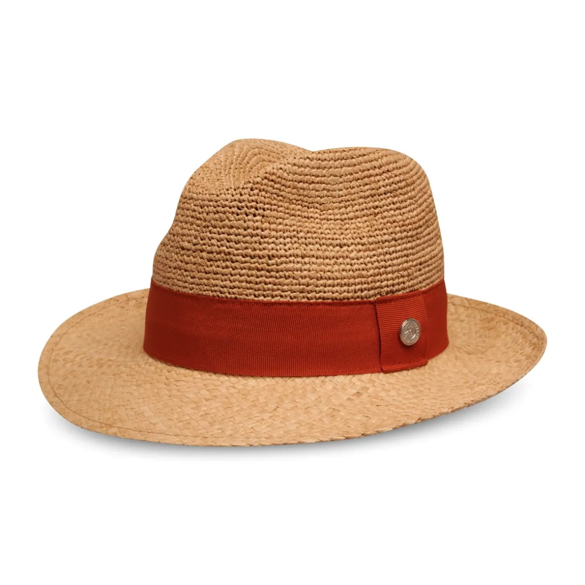 Roland-Garros Casquettes & Chapeaux | Casquettes & Chapeaux-Trilby en Raffia - Terre Battue
