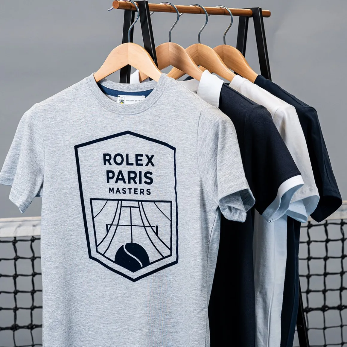 tshirt__unisexe_rolex_paris_masters__gris_chin_3.webp Roland-Garros T Shirts & Débardeurs | T-shirts-T-shirt unisexe Rolex Paris Masters - Gris chiné