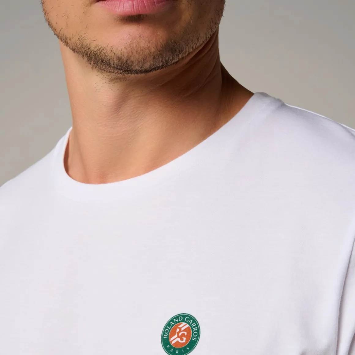 tshirt_affiche__homme_rolandgarros__blanc_2.webp Roland-Garros T-shirts-T-Shirt Affiche 2024 homme - Blanc