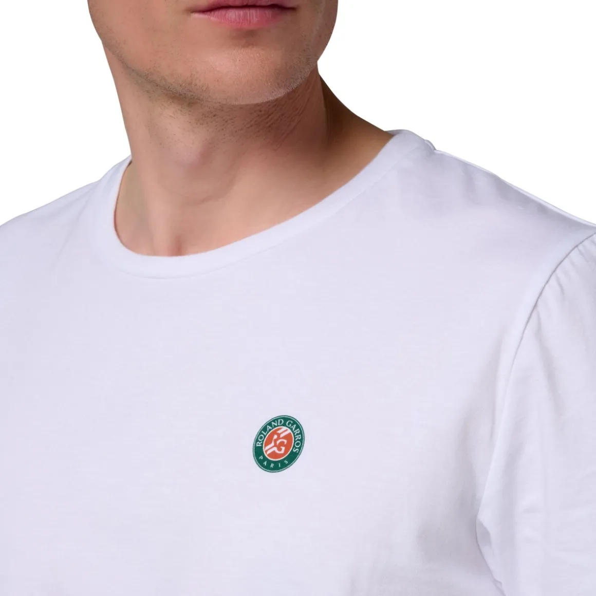 tshirt_affiche_officielle__rolandgarros_homme__blanc_3.webp Roland-Garros T-shirts-T-shirt affiche officielle 2023 homme - Blanc