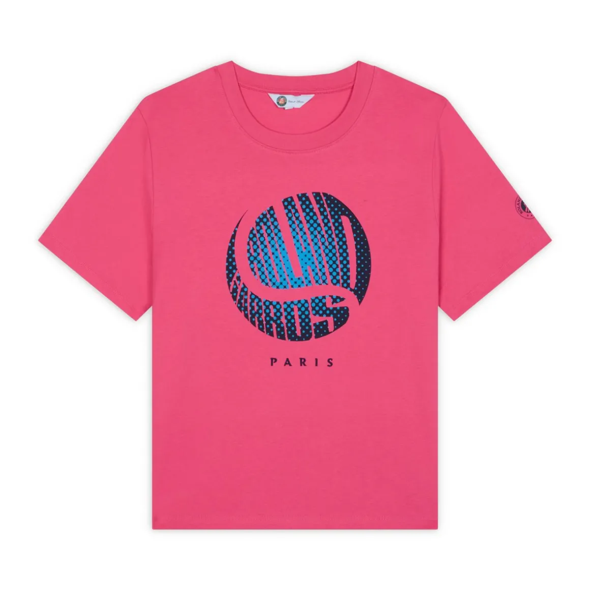 tshirt_balle_crop_femme_rolandgarros__rose_5.webp Roland-Garros T Shirts & Débardeurs-T-shirt Balle crop femme - Rose