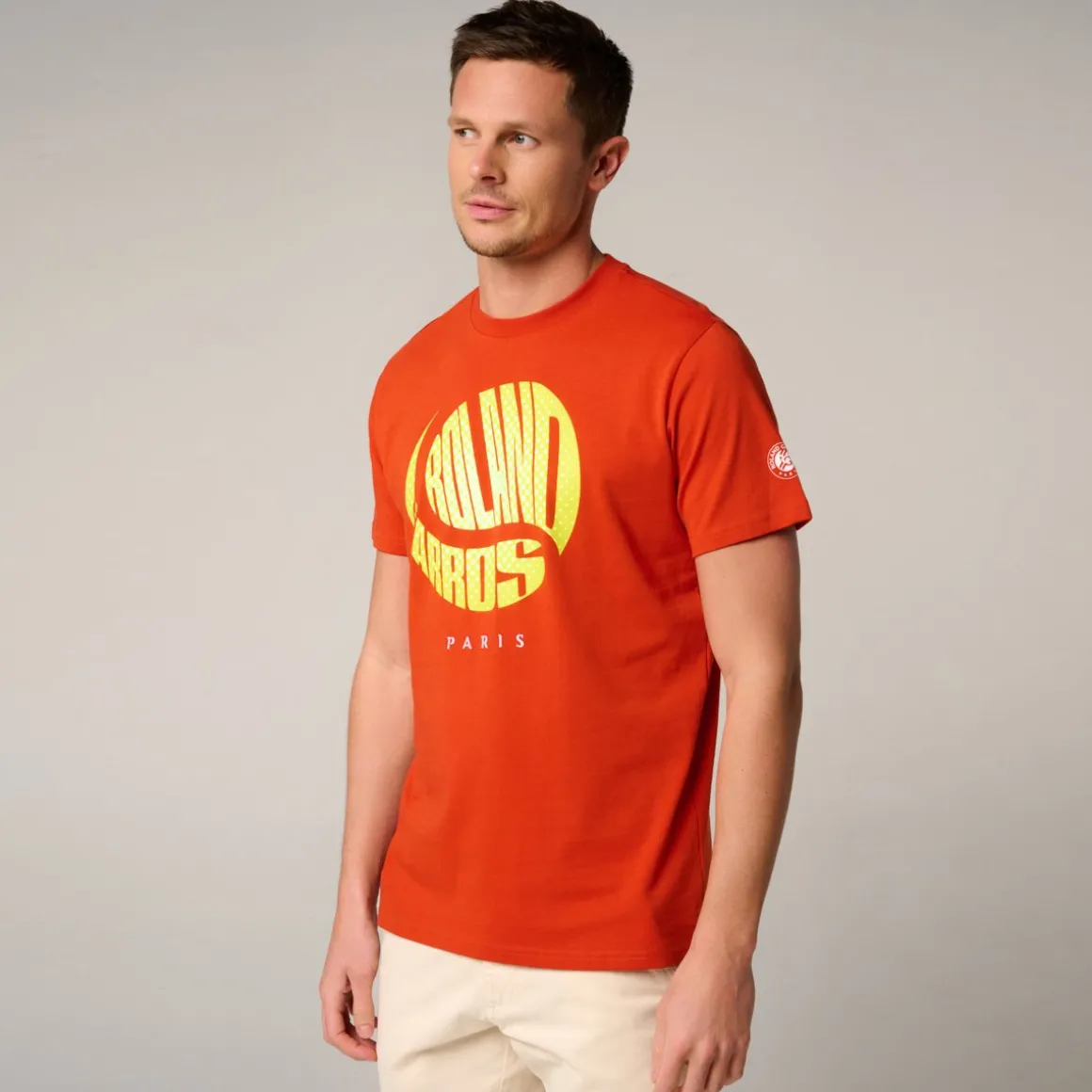 Roland-Garros T-shirts-T-shirt Balle homme - Terre battue