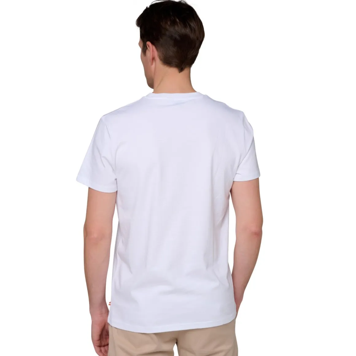Roland-Garros T-shirts-T-shirt Big Logo Homme - Blanc