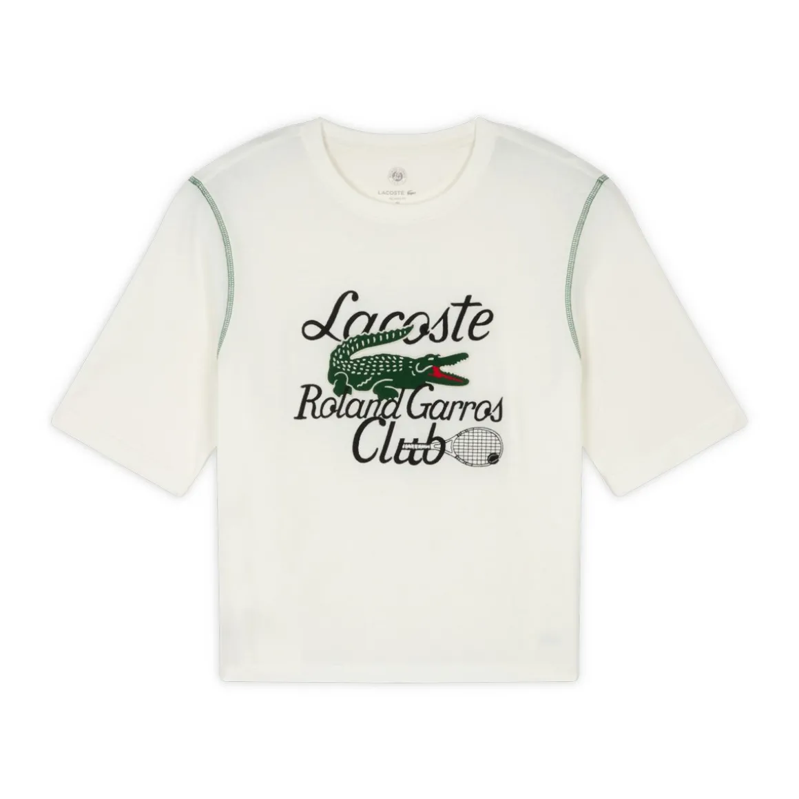 Roland-Garros T Shirts & Débardeurs-T-shirt femme Lacoste x Roland Garros - Blanc