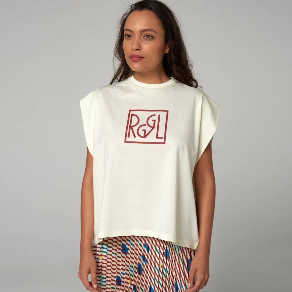 Roland-Garros T Shirts & Débardeurs-T-shirt Galeries Lafayette pour - Ecru