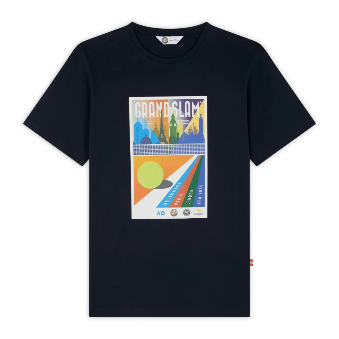 Roland-Garros T-shirts-T-shirt Grand Chelem homme - Marine