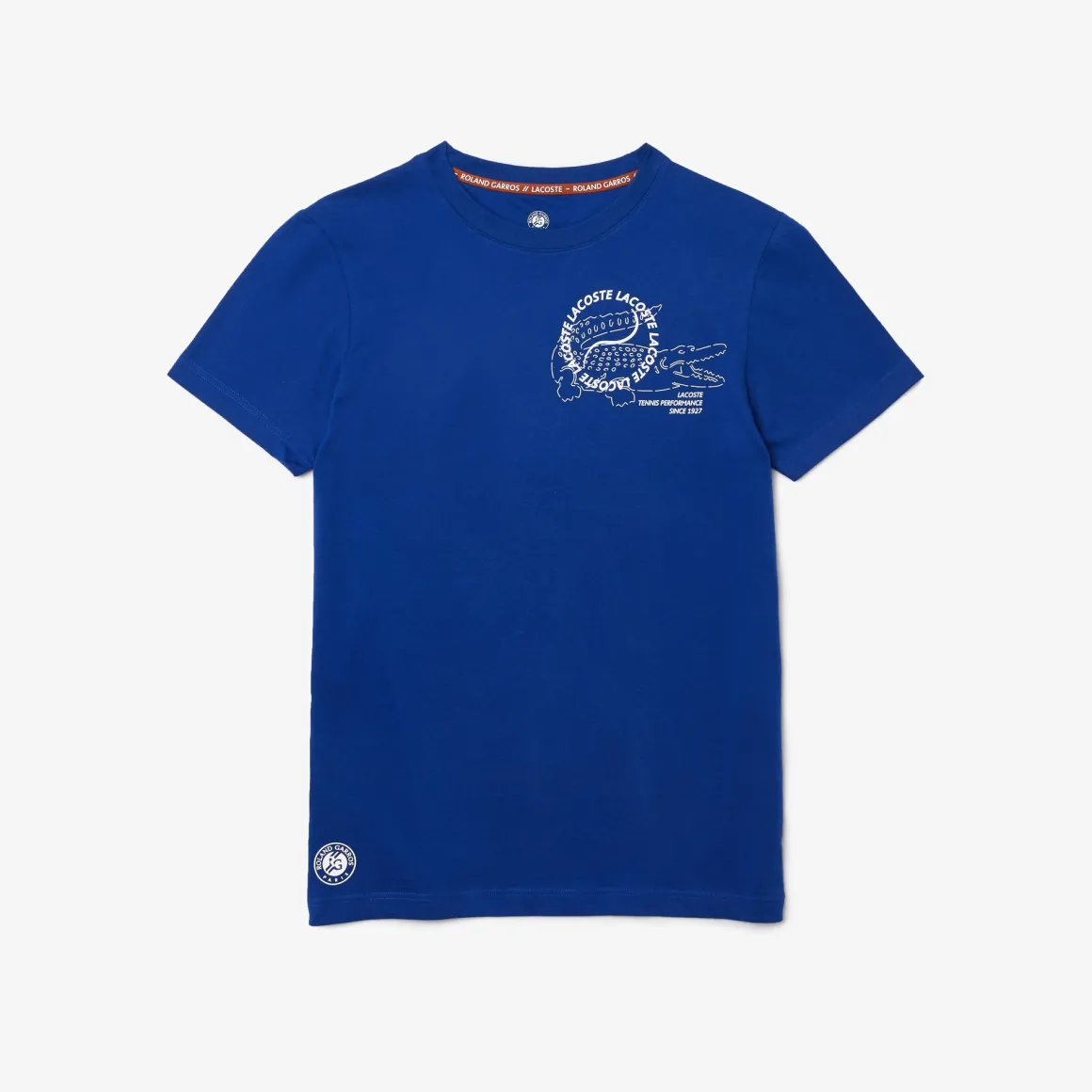 Roland-Garros T-shirts-T-shirt homme Lacoste pour - Bleu
