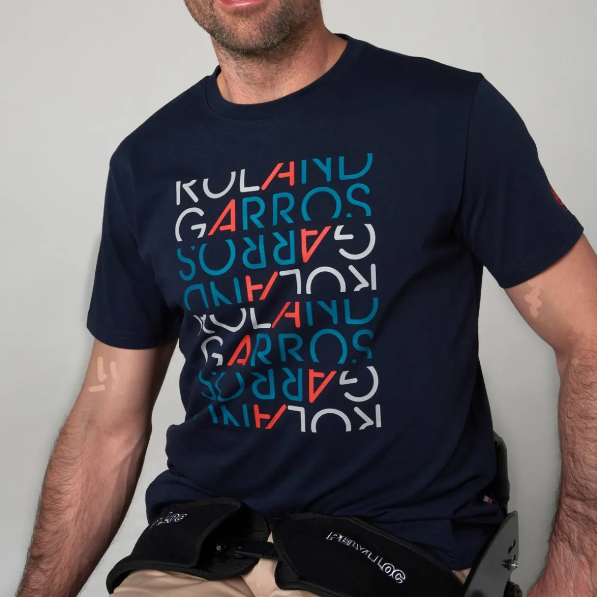 Roland-Garros T-shirts-T-shirt homme - Marine