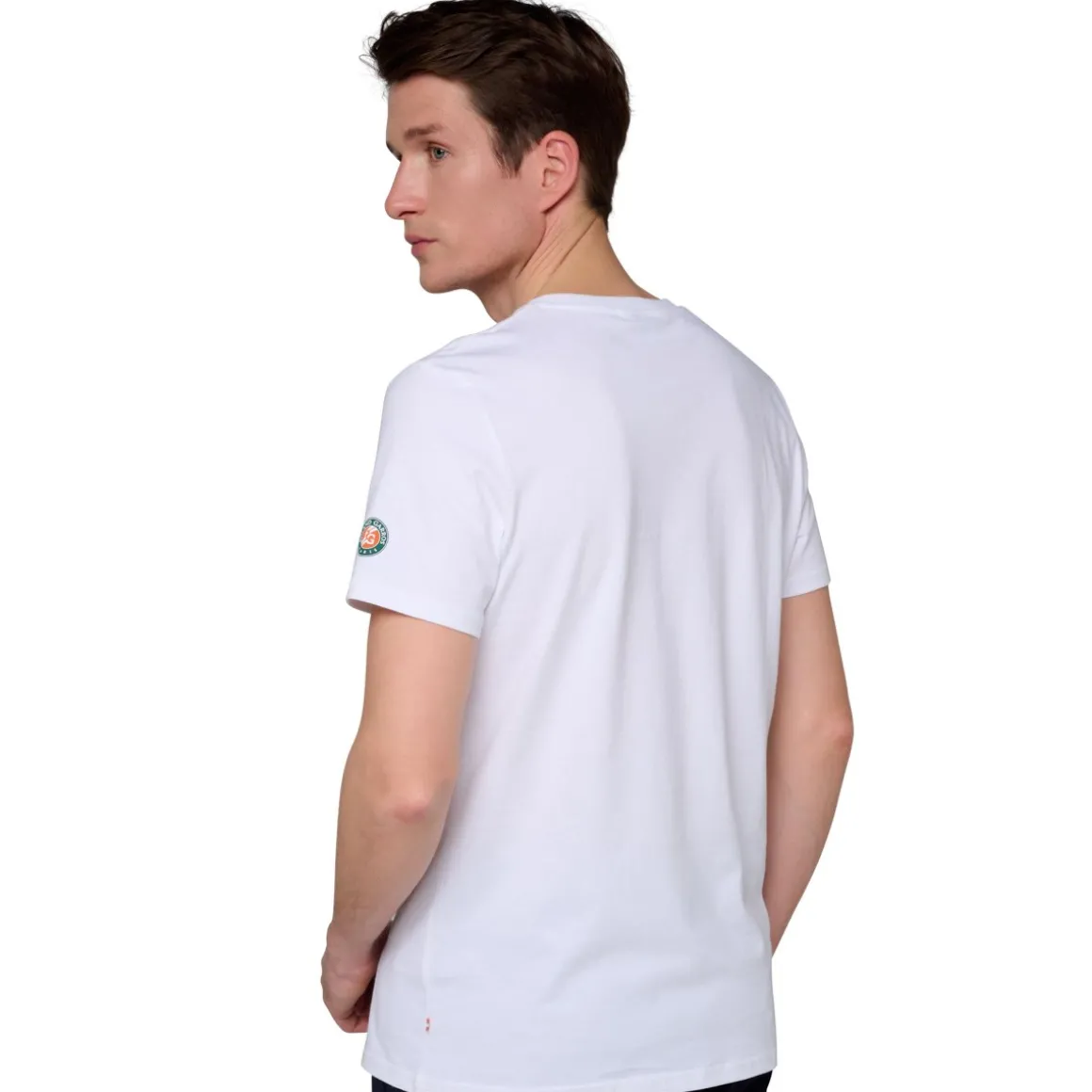 tshirt_joueur_homme__blanc_2.webp Roland-Garros T-shirts-T-shirt Joueur Homme - Blanc