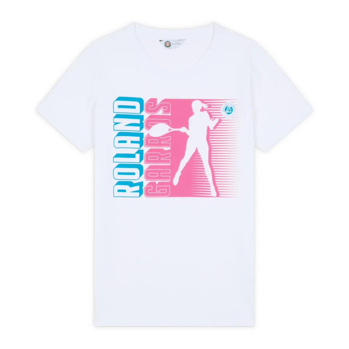 tshirt_joueuse_femme_rolandgarros__blanc_5.webp Roland-Garros T Shirts & Débardeurs-T-shirt Joueuse femme - Blanc