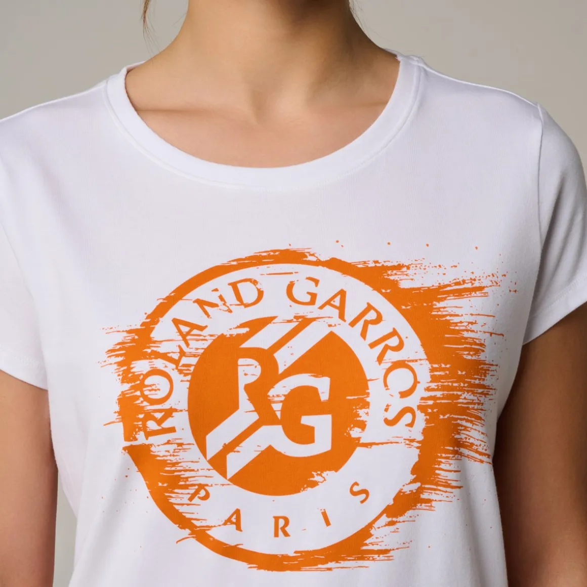 Roland-Garros T Shirts & Débardeurs-T-shirt Logo femme - Blanc