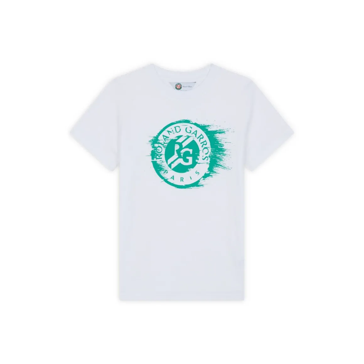 Roland-Garros Hauts-T-shirt Logo garçon - Blanc