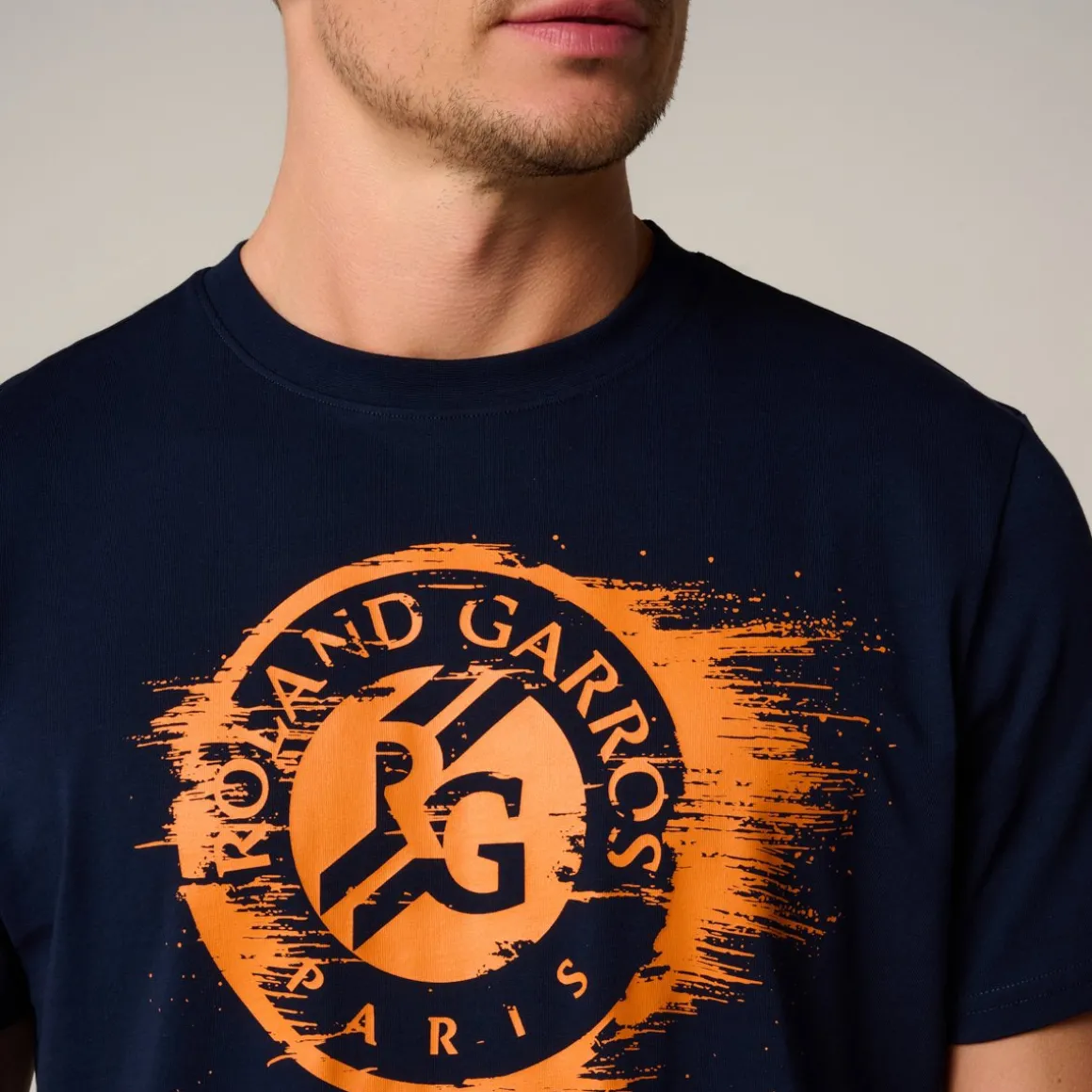Roland-Garros T-shirts-T-Shirt Logo homme - Marine