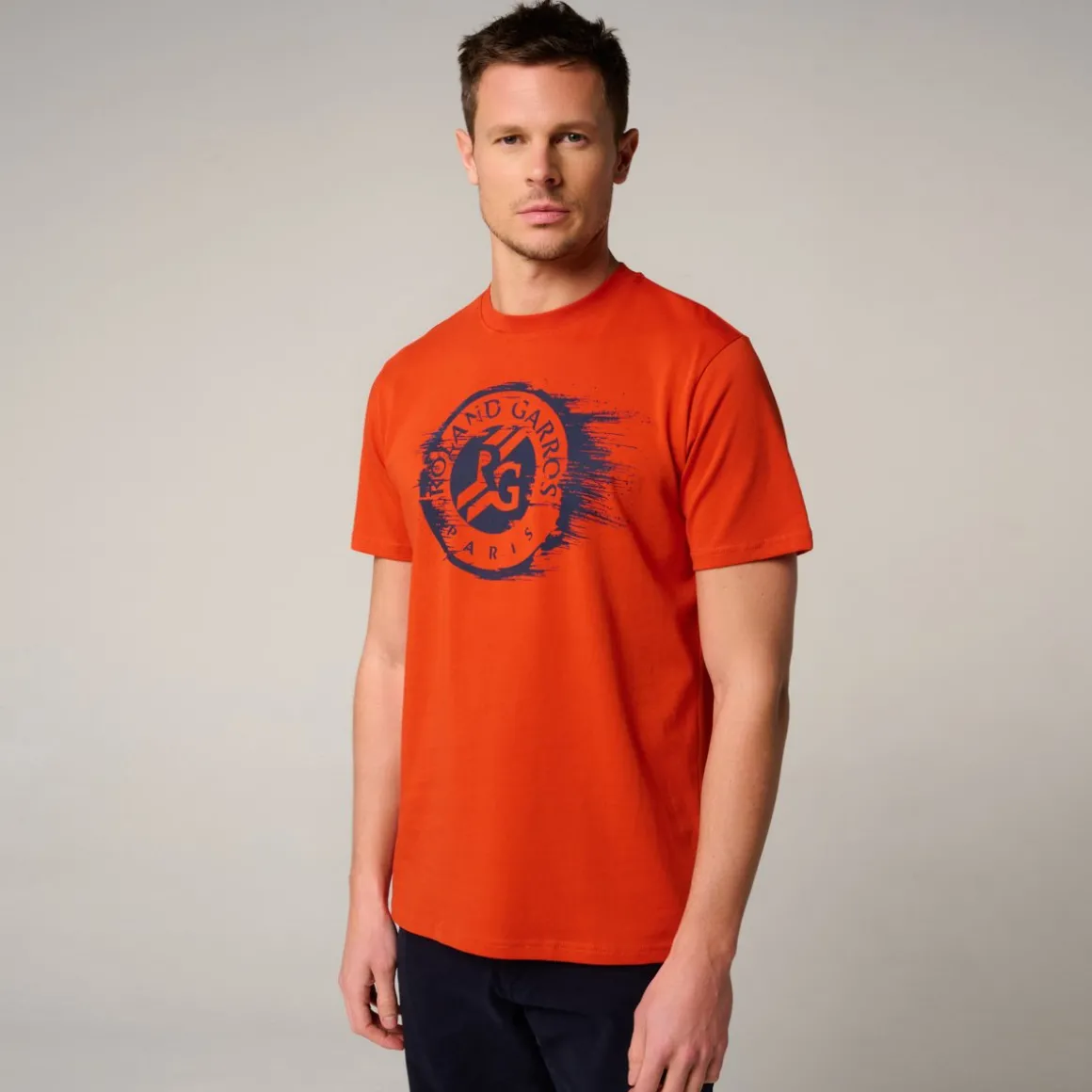 Roland-Garros T-shirts-T-Shirt Logo homme - Terre battue