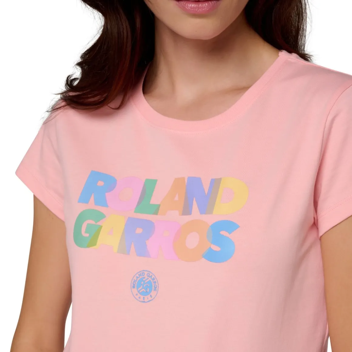 Roland-Garros T Shirts & Débardeurs-T-shirt Signature femme - Rose